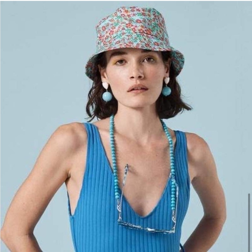 Lele Sadoughi x Solid & Striped Ditsy floral bucket hat